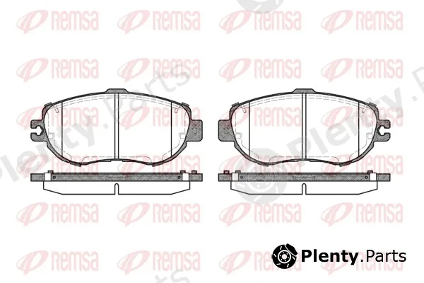 Remsa 0456.00 — Brake Pad Set, disc brake