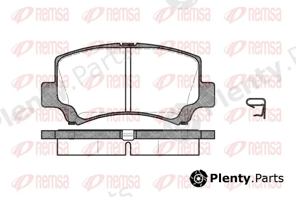 Remsa 0710.02 — Brake Pad Set, disc brake