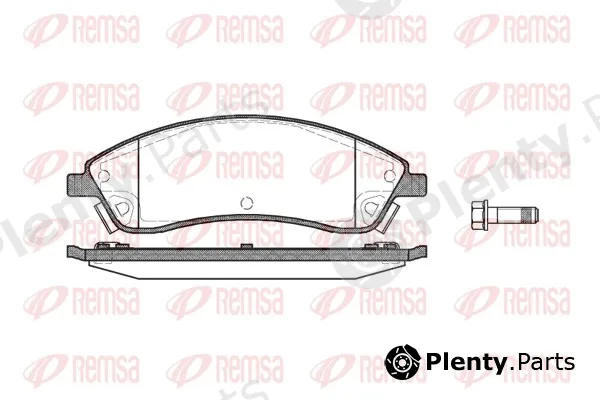 Remsa 1086.08 — Brake Pad Set, disc brake