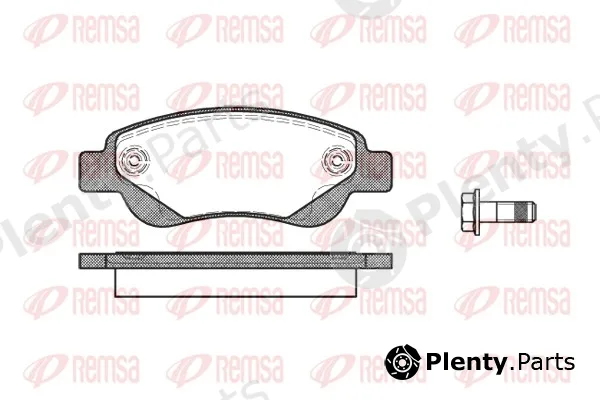 Remsa 1177.00 — Brake Pad Set, disc brake