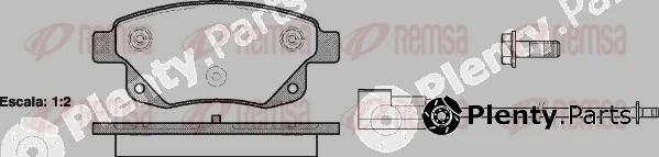 Remsa 1252.02 — Brake Pad Set, disc brake