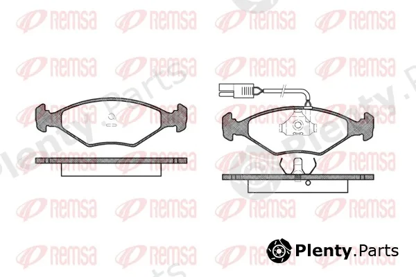 Remsa 0281.02 — Brake Pad Set, disc brake