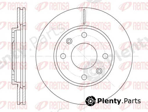 Remsa 6131.10 — Brake Disc
