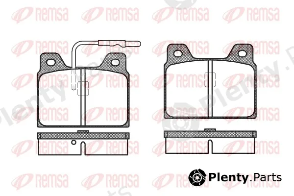 Remsa 0068.02 — Brake Pad Set, disc brake