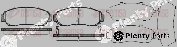 Remsa 1171.12 — Brake Pad Set, disc brake