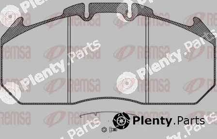 Remsa JCA1034.30 — Brake Pad Set, disc brake