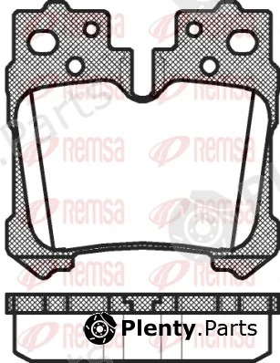 Remsa 1321.00 — Brake Pad Set, disc brake