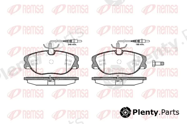 Remsa 0305.44 — Brake Pad Set, disc brake