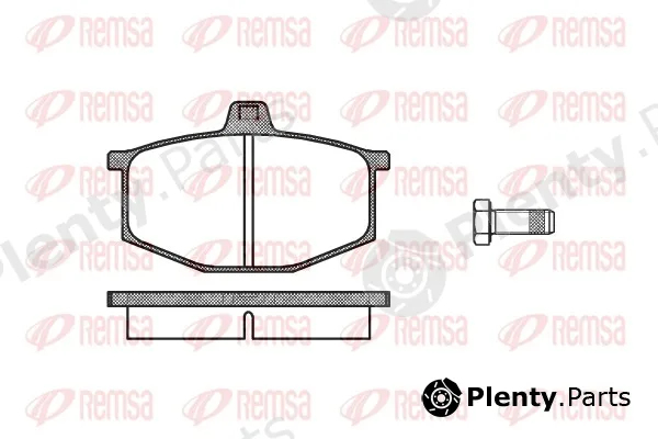 Remsa 0060.00 — Brake Pad Set, disc brake