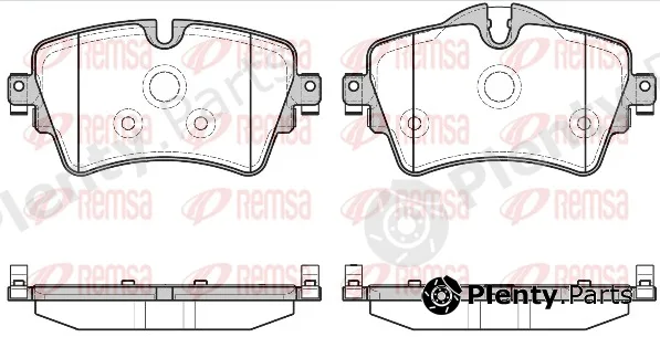 Remsa 1599.08 — Brake Pad Set, disc brake