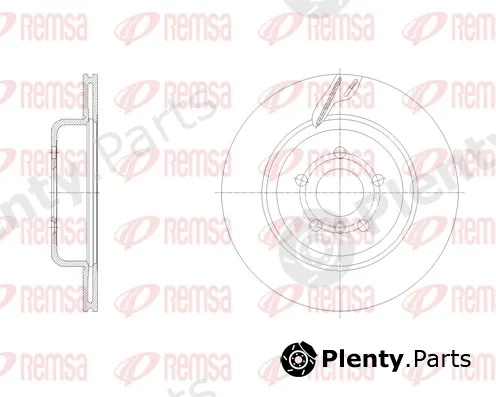 Remsa 62128.10 — Brake Disc