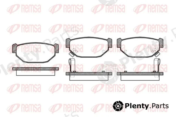 Remsa 0226.02 — Brake Pad Set, disc brake