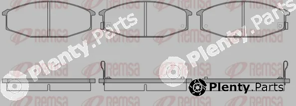 Remsa 0115.02 — Brake Pad Set, disc brake