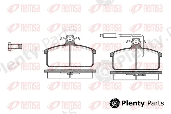 Remsa 0128.02 — Brake Pad Set, disc brake