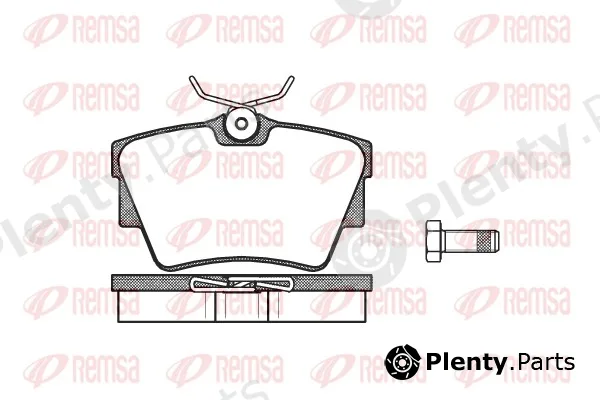 Remsa 0591.30 — Brake Pad Set, disc brake