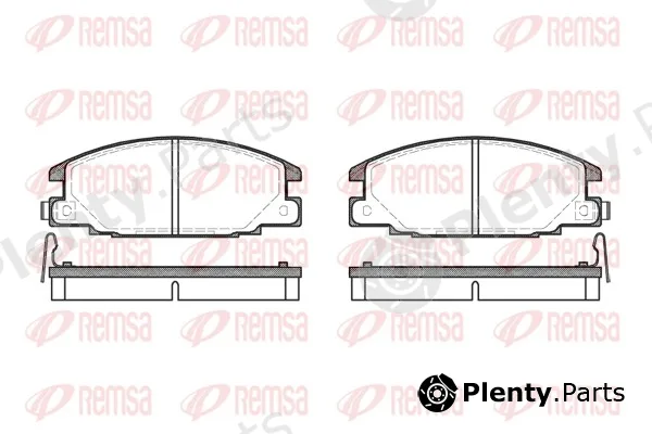 Remsa 0238.04 — Brake Pad Set, disc brake