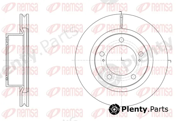 Remsa 61517.10 — Brake Disc
