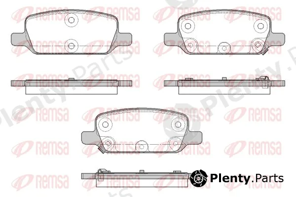 Remsa 1917.02 — Brake Pad Set, disc brake