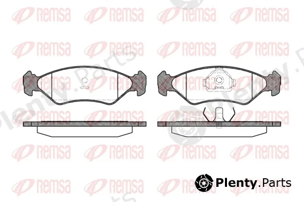 Remsa 0285.10 — Brake Pad Set, disc brake