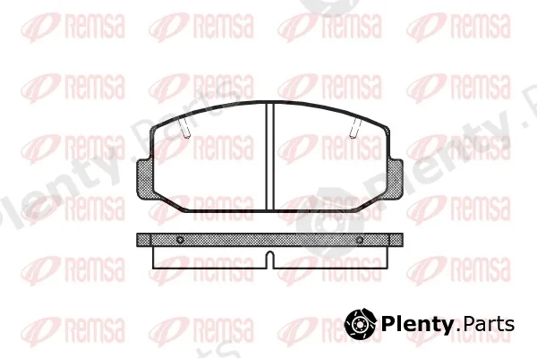 Remsa 0075.40 — Brake Pad Set, disc brake