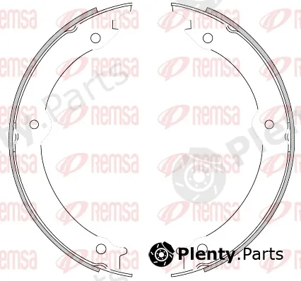 Remsa 4620.00 — Brake Shoe, parking brake