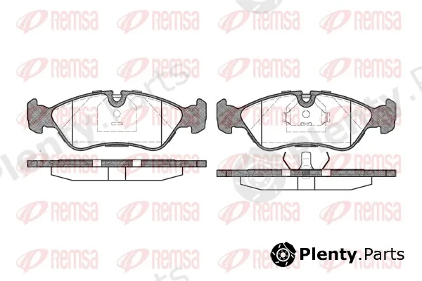 Remsa 0286.20 — Brake Pad Set, disc brake