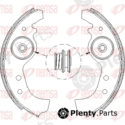 Remsa 4015.01 — Brake Shoe