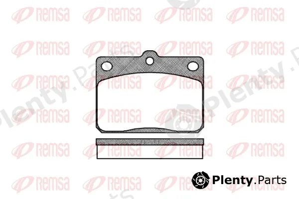 Remsa 0079.40 — Brake Pad Set, disc brake