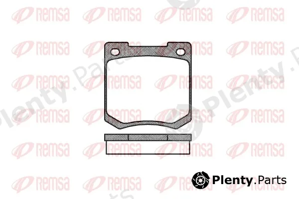 Remsa 0040.00 — Brake Pad Set, disc brake