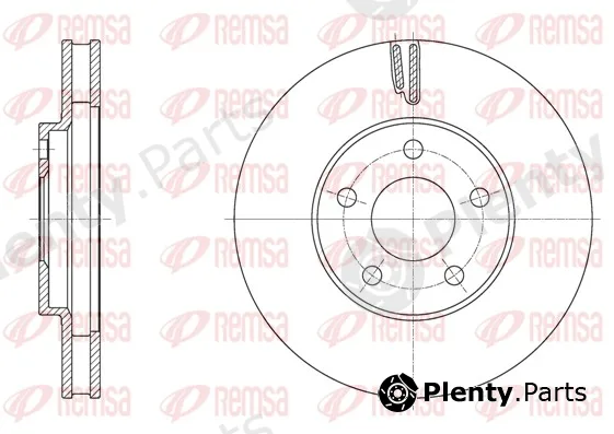 Remsa 61995.10 — Brake Disc