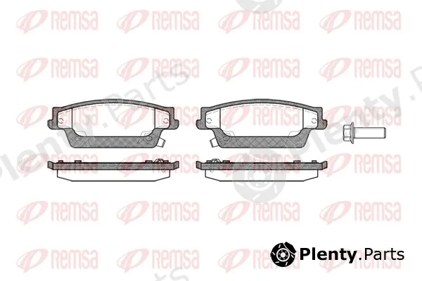 Remsa 1087.04 — Brake Pad Set, disc brake