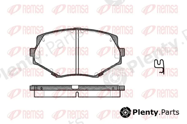 Remsa 0478.02 — Brake Pad Set, disc brake