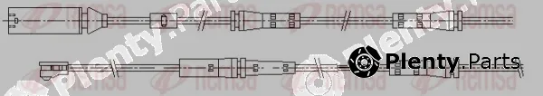 Remsa 001163 — Warning Contact, brake pad wear