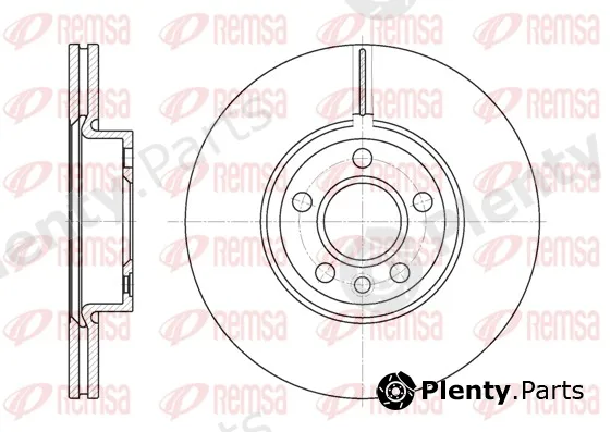 Remsa 6728.10 — Brake Disc