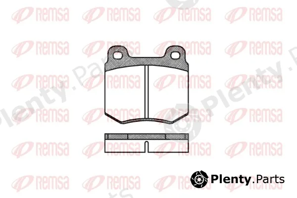 Remsa 0069.10 — Brake Pad Set, disc brake