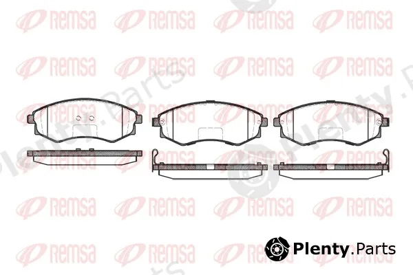 Remsa 0318.52 — Brake Pad Set, disc brake