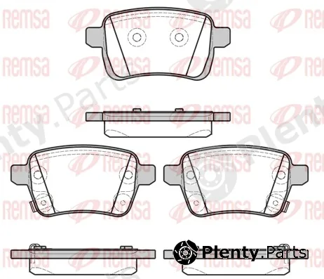 Remsa 1450.22 — Brake Pad Set, disc brake