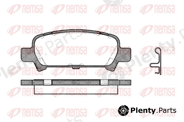 Remsa 0729.02 — Brake Pad Set, disc brake