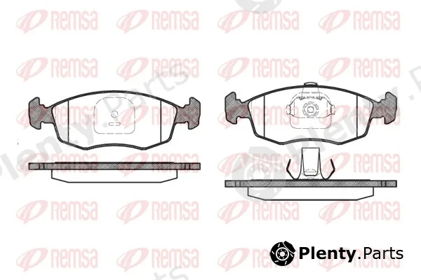 Remsa 0172.10 — Brake Pad Set, disc brake