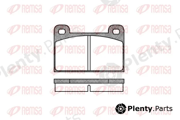 Remsa 0018.00 — Brake Pad Set, disc brake