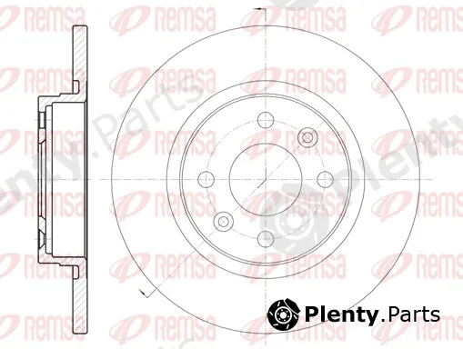 Remsa 6809.00 — Brake Disc