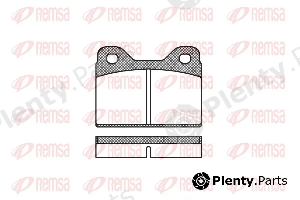 Remsa 0073.00 — Brake Pad Set, disc brake