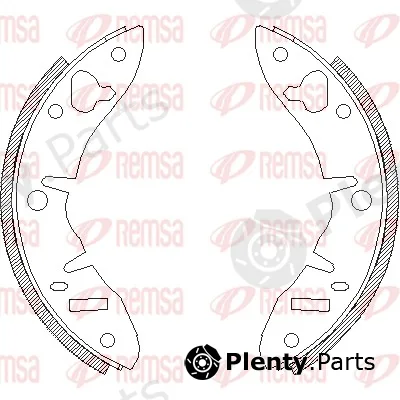 Remsa 4220.00 — Brake Shoe