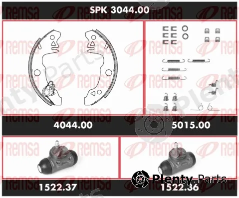 Remsa SPK3044.00 — Brake Kit, drum brake Super Precision Kit