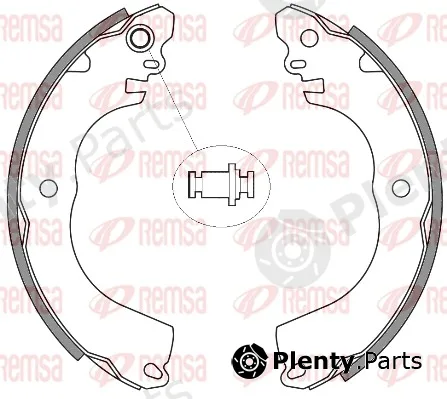Remsa 4257.00 — Brake Shoe