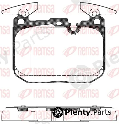 Remsa 1491.00 — Brake Pad Set, disc brake