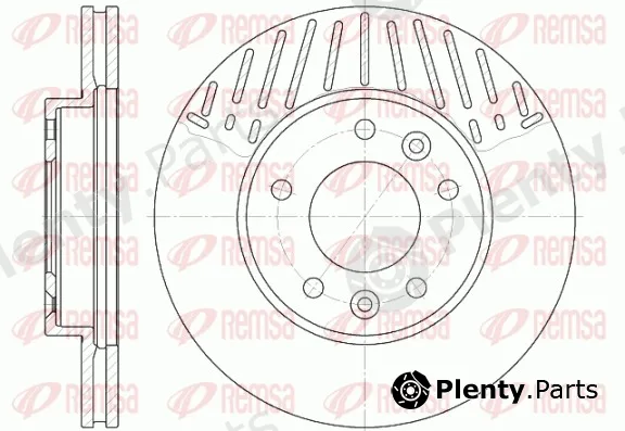 Remsa 6885.10 — Brake Disc