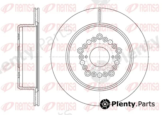 Remsa 61254.10 — Brake Disc