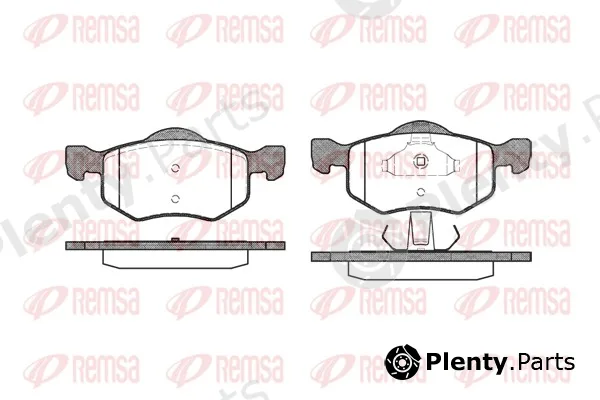 Remsa 0802.00 — Brake Pad Set, disc brake