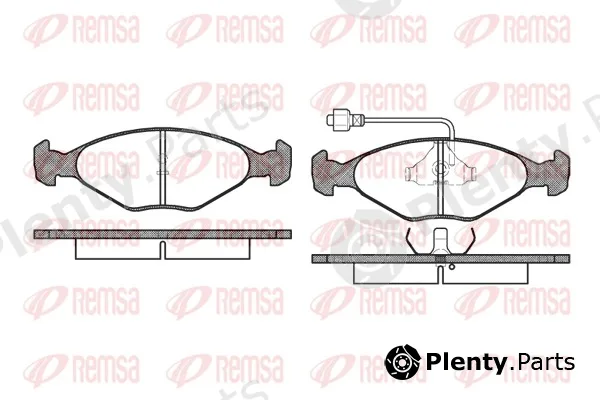 Remsa 0124.02 — Brake Pad Set, disc brake